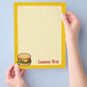 Cheeseburger Flyer (Hand)