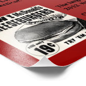 Cheeseburger Foto Afdruk (Hoek)