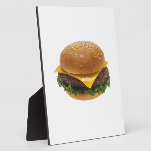 Cheeseburger Fotoplaat (Zijkant)