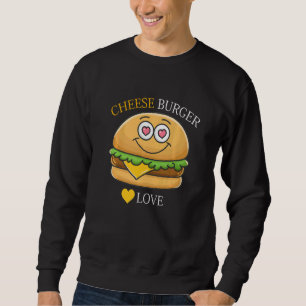 Cheeseburger French Fry & Hamburger Food Heart Trui