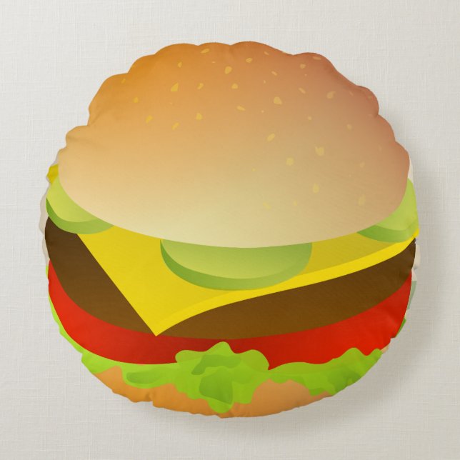 CHEESEBURGER Funny Kussens (Voorkant)