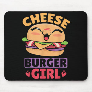 Cheeseburger Girl, Hamburger Women en Cheeseburge Muismat