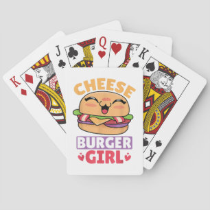 Cheeseburger Girl, Hamburger Women en Cheeseburge Pokerkaarten