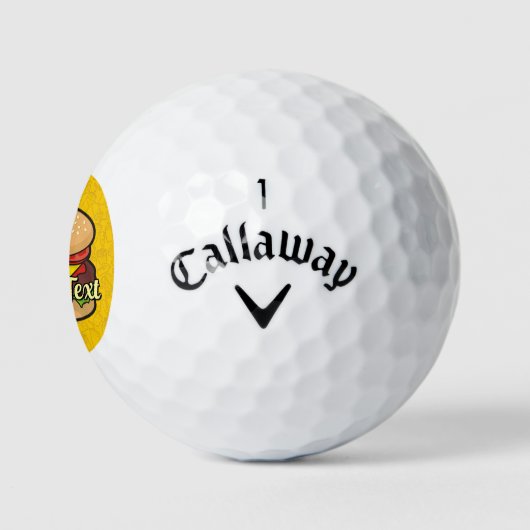 Cheeseburger Golfballen (Logo)