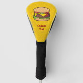 Cheeseburger Golfheadcover (Voorkant)