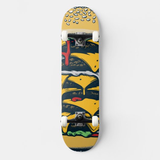 Cheeseburger Grande Persoonlijk Skateboard (Voorkant)