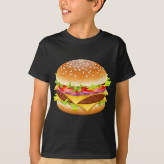 Cheeseburger Hamburger Burger Funny Food Halloween T-shirt