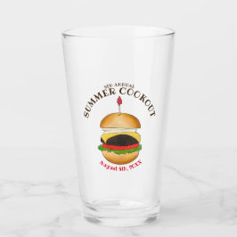 Cheeseburger hamburger burger picknick barbecue BB Glas