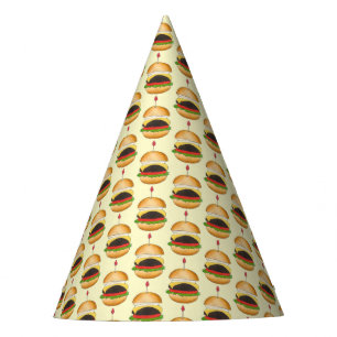 Cheeseburger Hamburger Cheese Burger Bun Feesthoedjes