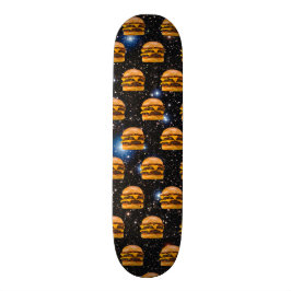 Cheeseburger in de ruimte persoonlijk skateboard