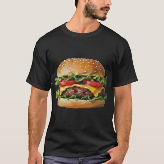 Cheeseburger in Paradijs T-shirt (Voorkant)