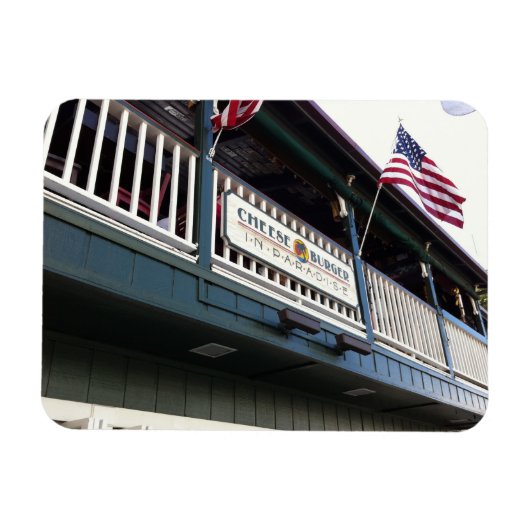 Cheeseburger in Paradise, Lahaina, Maui, Hawaii Magneet (Horizontaal)