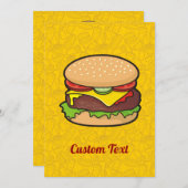 Cheeseburger Kaart (Voorkant / Achterkant)