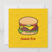 Cheeseburger Kaart (Voorkant)