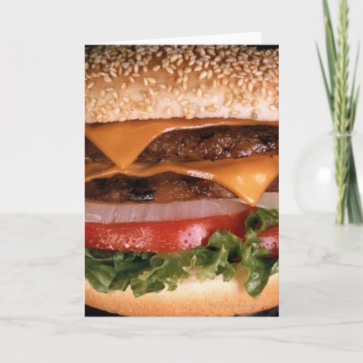 Cheeseburger Kaart (Voorkant)