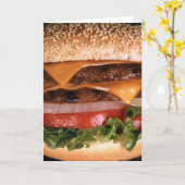 Cheeseburger Kaart (Gele Bloem)