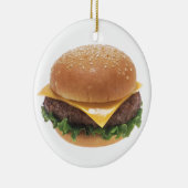 Cheeseburger Keramisch Ornament (Rechts)