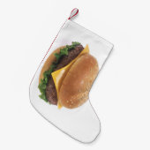 Cheeseburger Kleine Kerstsok (Voorkant (Hangend))