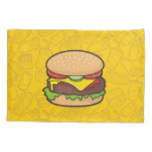Cheeseburger Kussensloop (Achterkant)