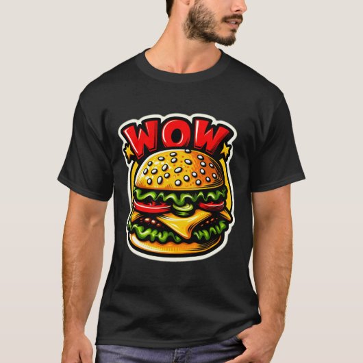 CHEESEBURGER LIEFDE 5 T-SHIRT (Voorkant)