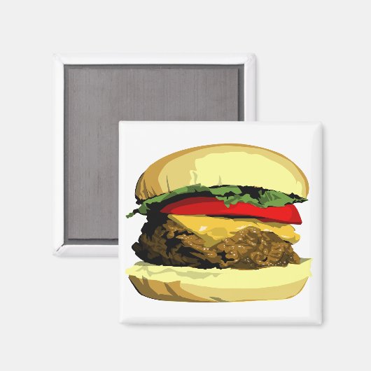 Cheeseburger magneet (Voorkant / Achterkant)