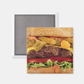 Cheeseburger Magneet (Voorkant / Achterkant)