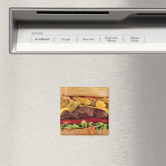 Cheeseburger Magneet (Insitu (Vaatwasser))