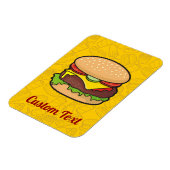 Cheeseburger Magnet Magneet (Linkerzijde)