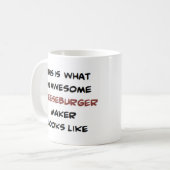 cheeseburger maker, geweldige koffiemok (Voorkant links)