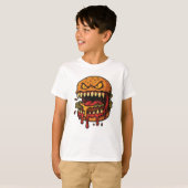 Cheeseburger Monster Kids t-shirt (Voorkant volledig)