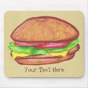 Cheeseburger Mousepad Muismat