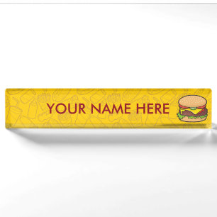 Cheeseburger Naambordje