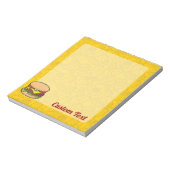 Cheeseburger Notitieblok (Linkerzijde)