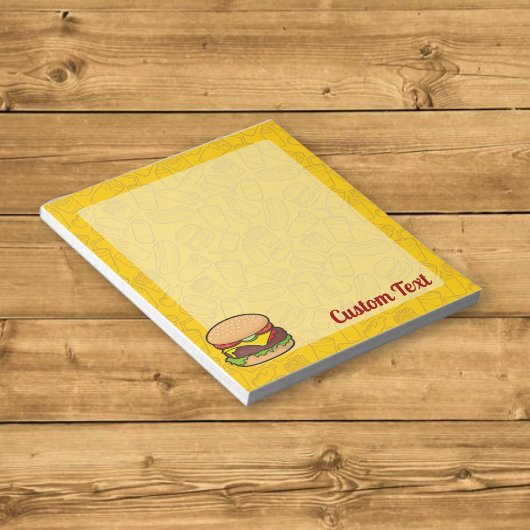 Cheeseburger Notitieblok