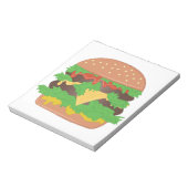 Cheeseburger Notitieblok (Linkerzijde)