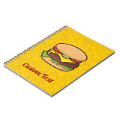 Cheeseburger Notitieboek (Linkerzijde)