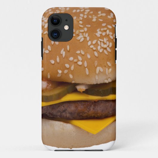 Cheeseburger op sesamzaad bun Case-Mate iPhone case (Achterkant)