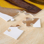 Cheeseburger op sesamzaad bun legpuzzel (Zijkant)