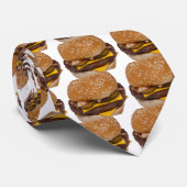 Cheeseburger op sesamzaad bun stropdas (Opgerold)