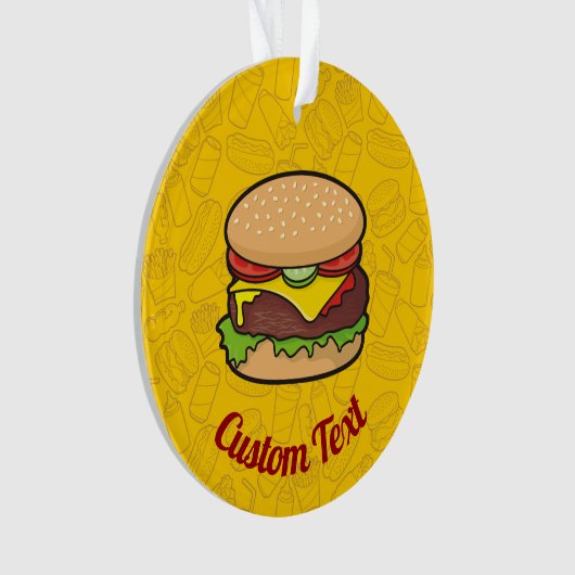 Cheeseburger Ornament (voorkant)