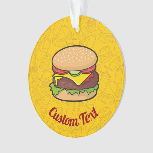 Cheeseburger Ornament (voorkant)