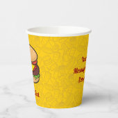 Cheeseburger Paper Cups Papieren Bekers (Links)