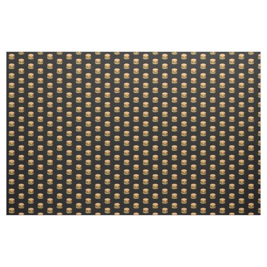 Cheeseburger Pattern Stof (Yard (91,4 cm))