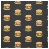 Cheeseburger Pattern Stof (Swatch)