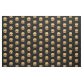Cheeseburger Pattern Stof (Fat Quarter)