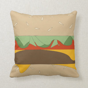 Cheeseburger Pillow Kussen