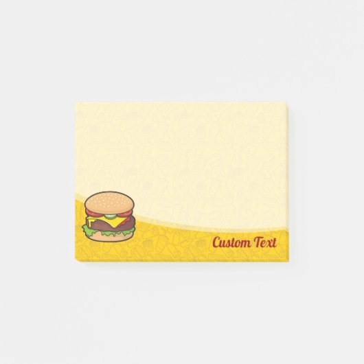 Cheeseburger Post-it® Notes (Voorkant)