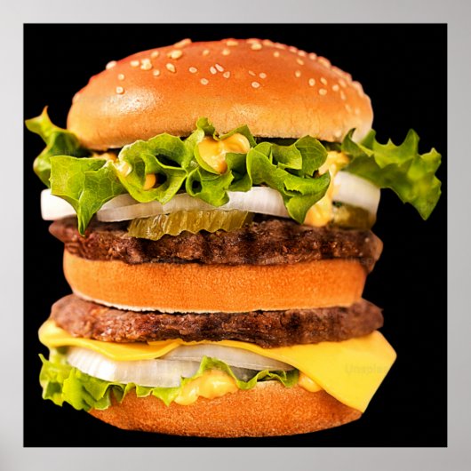 Cheeseburger Poster (Voorkant)