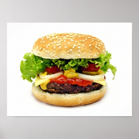 Cheeseburger Poster (Voorkant)