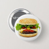 Cheeseburger Ronde Button 5,7 Cm (Voorkant /achterkant)